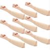 Janmercy 9 Pairs Arm Protectors for Thin Skin and Bruising Arm Guards Elderly Protective Sleeves for Gardener Working(Beige) view 1