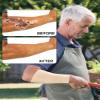 Janmercy 9 Pairs Arm Protectors for Thin Skin and Bruising Arm Guards Elderly Protective Sleeves for Gardener Working(Beige) view 2
