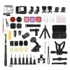 Accessory Set, Andoer Action Camera Accessory Set with Waterproof Case, Silicone Protective Case, Selfie Stick, Various Mounts, More and Carry Bag for Hero 10/9 view 1