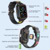4G GPS Watches for Kids, Smart Watches Children's Mini Cell Phone with Dual Camera, Calling, SOS, Life Water Resistant 2-Style Cartoon Straps for 3-12 Years Boys Girls Birthday Xmas Gifts (Black) view 3
