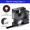 USUPERINK 40 Pack Compatible for Dymo D1 Label Tape 45021 S0720610 Refill White on Black 1/2 inch x 23 feet Labeling Tape for LabelManager PnP 160 210D 260P 280 360D 420P 450D ColorPop Label Maker view 4