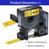 USUPERINK 40 Pack Compatible for Dymo D1 Label Tape 45023 Refill Black on Gold 1/2 inch x 23 feet Labeling Tape for LabelManager PnP 160 210D 260P 280 360D 420P 450D ColorPop Label Maker view 2