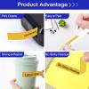 USUPERINK 40 Pack Compatible for Dymo D1 Label Tape 45023 Refill Black on Gold 1/2 inch x 23 feet Labeling Tape for LabelManager PnP 160 210D 260P 280 360D 420P 450D ColorPop Label Maker view 3