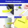USUPERINK 100 Pack Compatible for Dymo D1 Label Tape 45018 S0720580 Refill Black on Yellow 1/2 inch x 23 feet Labeling Tape for LabelManager PnP 160 210D 260P 280 360D 420P 450D ColorPop Label Maker view 3
