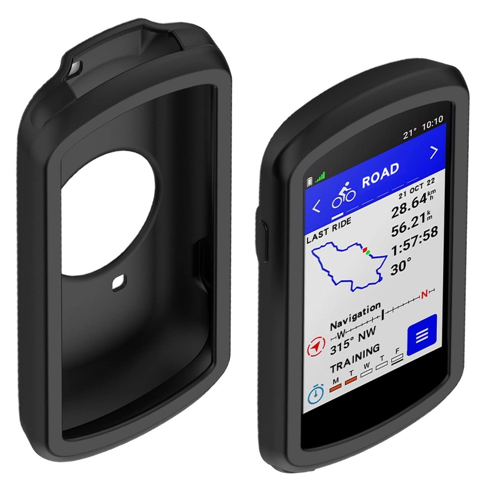 Compatible with Garmin Edge 1040/1040 Solar GPS Silicone Case Cover Full Protection Edge Protection case Shockproof Anti-Scratch Protective Case Bumper (Black)