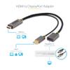 StarTech.com 1ft (30cm) HDMI to DisplayPort Adapter Cable, Active 4K 60Hz HDMI 2.0 to DP 1.2 Converter, HDR, USB Bus Powered, HDMI Source to DisplayPort Monitor for Laptops/PC (128-HDMI-DISPLAYPORT) view 3