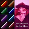 Andoer Handheld RGB Tube Light LED Video Light Wand 3200K-5500K Dimmable 9 Colorful Lighting Effects Built-in Battery with Remote Control for Vlog Live Streaming Product Portrait Photography view 2