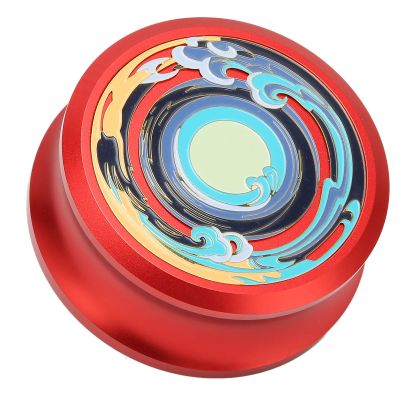 Hilitand Record Weight Stabilizer, Turntables Disc Record Player Turntable Clamp with Silicone Bottom Pad for Vibration Damping(Red)