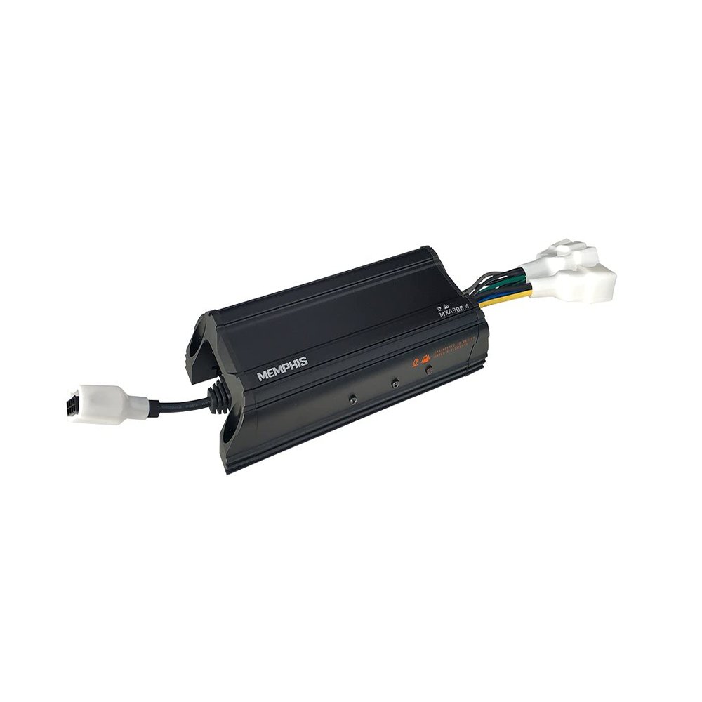 Memphis Audio MXA300.4 300 Watts 4-Channel Marine Grade Amplifier Sealed Connectors