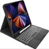 SaharaCase Protection Bluetooth Keyboard Case with Mouse Pad for Apple iPad Pro 11" (3rd Gen 2021 & 4th Gen 2022) [Shockproof Bumper] Heavy Duty Rugged Protection AntiSlip Integrated Kickstand - Black view 2