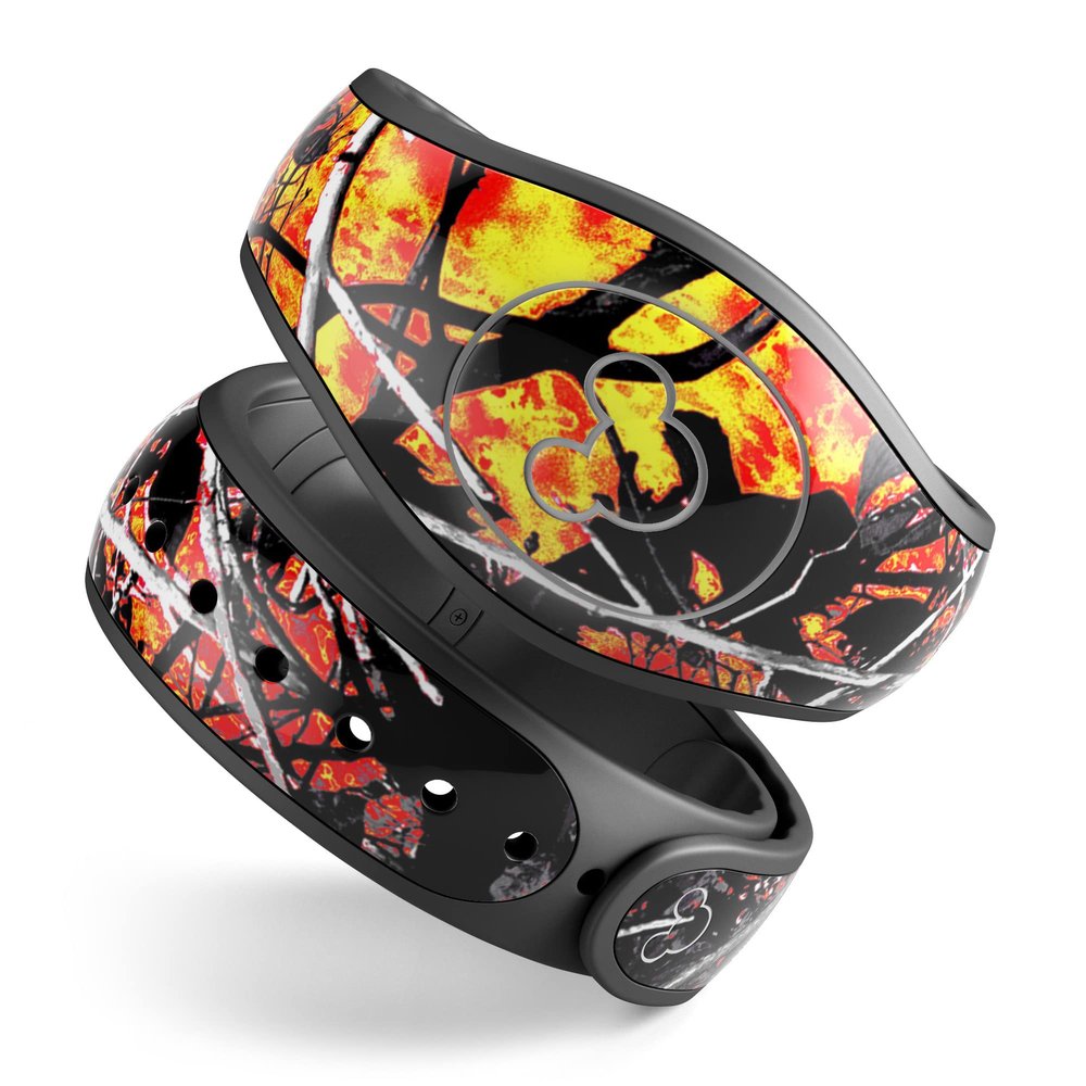Design Skinz Muddy Girl Camo Wildfire Skin Decal Vinyl Full-Body Wrap Kit Compatible with Disney MagicBand 1 (Fits MagicBand 1 for Disney Parks)