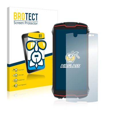 brotect Glass Screen Protector Film Compatible with Cubot King Kong Mini 2 Pro - Glass-Foil 9H Protection [Scratch Resistant, High Clarity]