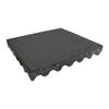 Rubber-Cal Eco-Safety Interlocking Playground Tiles - 2.50 x 19.5 x 19.5 inch - 1 Pack - 2.77 Sq.Ft. Coverage - Coal view 2