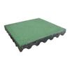Rubber-Cal Eco-Safety Interlocking Playground Tiles - 2.50 x 19.5 x 19.5 inch - 20 Pack - 55 Sq.Ft. Coverage - Green view 2
