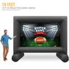 14 Feet Inflatable Outdoor and Indoor Theater Projector Screen with Built-in Blower - Includes Tie-Downs and Storage Bag - Supports Front and Rear Projection view 3