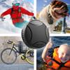 Encased 2 Pack Waterproof Case Compatible with AirTag (IP68)  Protective Holder with Carabiner Keychain & Adhesive Back (Black) view 4