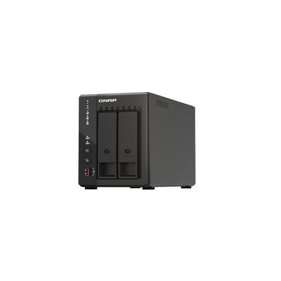 QNAP TS-253E-8G-US 2 Bay High-Performance Desktop NAS with Intel Celeron Quad-core Processor, 8 GB DDR4 RAM and Dual 2.5GbE (2.5G/1G/100M) Network Connectivity (Diskless)