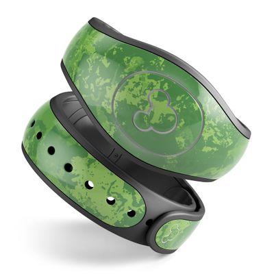 Design Skinz Veil CAMO - Spectre Green Skin Decal Vinyl Full-Body Wrap Kit Compatible with Disney MagicBand 1 (Fits MagicBand 1 for Disney Parks)