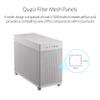 ASUS Prime AP201 33-Liter Micro ATX White PC case with Tool-Free Side Panels and a Quasi-Filter mesh, with Support for 360 mm Coolers, Graphics Cards up to 338 mm Long, and Standard ATX PSUs view 3