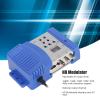 Modulator RF Converter, /AV to RF HD Modulator, VHF UHF Demodulator Adapter Support PAL/NTSC TV Format Output for Home TV, Plug and Play(1080P) view 2