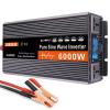 BEZAX 3000W 4000W 5000W 6000W Power Inverter Pure Sine Wave DC 12V 24V 48V 60V to AC 220V Converter with LCD Digital Display and AC Outlets,for RV Truck Boat,6000W-24Vto220V view 1