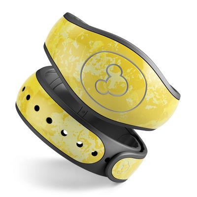 Design Skinz Veil CAMO - Spectre Yellow Skin Decal Vinyl Full-Body Wrap Kit Compatible with Disney MagicBand 1 (Fits MagicBand 1 for Disney Parks)