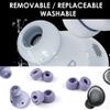 12 Pieces Replacement Galaxy Buds Pro Ear Tips,3 Size S/M/L Silicone Earbud Covers Fit in Case Compatible with Samsung Galaxy Buds Pro Teemade Flexible Earbuds Wing Silicone Rubber (Phantom Black) view 2