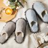 Jecery 2 Pair Microfiber Slippers Floor Cleaning Chenille Mop Slippers Base Board Cleaner Household Cleaning Tools for Wood Floor Dust Dirt Tool Supplies(Gray, Blue) view 2