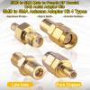 SMB to SMA Antenna Adapter Kit 4 Types Coax Adapter SMB to SMA Male to Female RF Coaxial DAB Aerial Adapter Kits for Sirius XM Satellite Radio Antenna Radio Aerial Car DAB Radio view 4