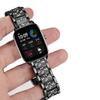 Compatible for Amazfit GTS 4 mini Band, Lamshaw Women Jewelry Bling Diamond Metal Dressy Strap Compatible for GTS 3/GTS 2/GTS/GTS 2 Mini/GTS 2e/ Bip Lite/Bip U Pro/Bip u/Bip 3/Bip 3 Pro (Black) view 3