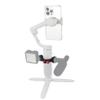 BGNing Ring Clamp Adapter, Ring Clamp Cold Shoe Adapter 360 Adjustable Compatible with Osmo 5/6/7/7P (Type B 1/4 ARRI-Standard Gear 360 Adjustable) view 3