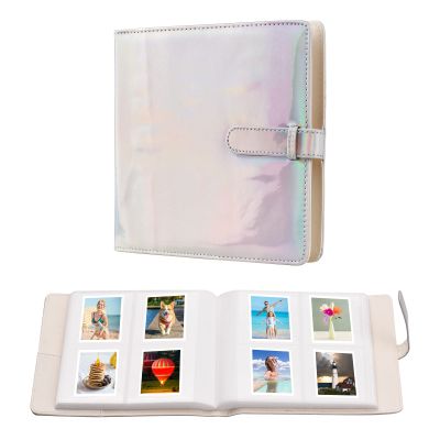 Andoer 256 Pockets Polaroid Photo Album Replacement for Fujifilm Instax Mini 11 90 70 9 8+ 8 LiPlay, ys/m, Blue,white,grey,pink,purple