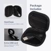Hard Carrying Case for TileRec Voice Activated Recorder, with Double-Seamed Zipper, 2 Mesh Pockets - Compact & Portable - Atto Digital view 2