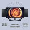 CARWERL Premium Display Privacy Protection Film, Anti-Blue Light and Anti-Glare Computer Screen Filter, Relieve Eye Fatigue and Protect Information Confidentiality,32" 708 * 398 view 3