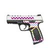 MightySkins Skin Compatible with Smith & Wesson SD VE Series - Rainbow Chevron | Protective, Durable, and Unique Vinyl Decal wrap Cover | Easy to Apply, Remove, and Change Styles | Made in The USA view 1