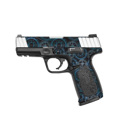 MightySkins Skin Compatible with Smith & Wesson SD VE Series - Compass Tile | Protective, Durable, and Unique Vinyl Decal wrap Cover | Easy to Apply, Remove, and Change Styles | Made in The USA