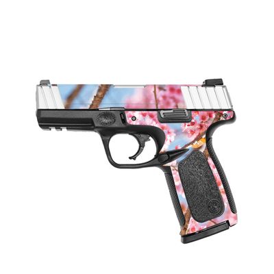 MightySkins Skin Compatible with Smith & Wesson SD VE Series - Cherry On Sky | Protective, Durable, and Unique Vinyl Decal wrap Cover | Easy to Apply and Change Styles | Made in The USA