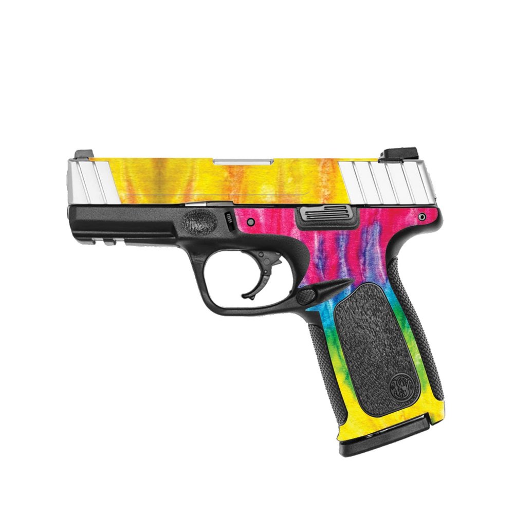 MightySkins Skin Compatible with Smith & Wesson SD VE Series - Tie Dye 2 | Protective, Durable, and Unique Vinyl Decal wrap Cover | Easy to Apply, Remove, and Change Styles | Made in The USA