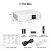 Epson EpiqVision Flex CO-FH02 Full HD 1080p Smart Streaming Portable Projector 3-Chip 3LCD, 3000 Lumen Color/White Brightness, Android TV, Bluetooth, 5W Speaker, Home Entertainment view 3