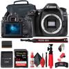 Canon EOS 80D DSLR Camera (Body Only) (1263C004), 64GB Memory Card, Case, Card Reader, Flex Tripod, Hand Strap, Cap Keeper, Memory Wallet, Cleaning Kit (Renewed) view 1