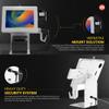 Anti-Theft Kiosk Stand Point of Sale Station with Credit Card Reader Slot & Printer Slot for iPad 11 (A16) - Pro 11-inch M4 - Air 11-inch M3- iPad 10th Gen - Galaxy Tab & More Tablets view 3