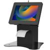 Anti-Theft Kiosk Stand  CTA Secure Enclosure Desk Mount with Printer Shelf Compartment for Retail Pos, Ordering Screens for iPad 11th Gen (A16) - iPad Air 11" - Pro 11" & More - Black (PAD-PARAFPDM) view 1