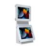 Dual Tablet Enclosure Mount  CTA Dual Acrylic Enclosure Desk Mount with Storage Compartment for iPad Air 11" M2 (2024) - iPad Pro 11" M4 (2024) & More - White (PAD-2VDMWA) view 1