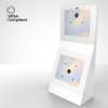 Dual Tablet Enclosure Mount  CTA Dual Acrylic Enclosure Desk Mount with Storage Compartment for iPad Air 11" M2 (2024) - iPad Pro 11" M4 (2024) & More - White (PAD-2VDMWA) view 3