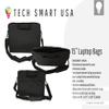 15 Inch Weatherproof Laptop Carrying Case with Shoulder Strap for Business and Daily Use view 4