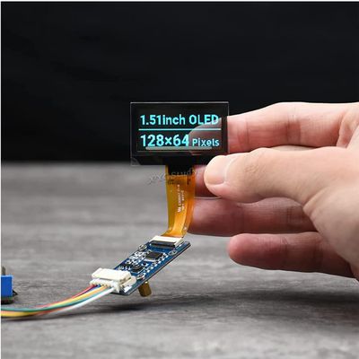 1.51inch 12864 Transparent OLED Light Blue Color Display Module SPI/I2C Interfaces for Raspberry Pi 4 3 / STM32 etc @XYGStudy