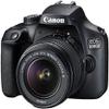 Canon EOS 4000D / Rebel T100 DSLR Camera with 18-55mm Lens, 64GB Memory Card, Case, Card Reader, Flex Tripod, Hand Strap, Cap Keeper, Memory Wallet, Cleaning Kit (Renewed) view 2