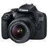 Canon EOS 2000D Rebel T7 DSLR Camera with 18-55mm f/3.5-5.6 Zoom Lens, 128GB Card, Tripod, Flash, and More 20pc Bundle (Renewed) view 2