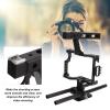 Camera Video Cage, DSLR Video Recording Stabilizer with Top Handle, Dual Hand Grip and Two 15mm Rods, Stop Motion Rig for GH4, for A7, A7II, A7S, A7SII, A7R, A7RII, A6000, A6300, A6600, A6400, A7C view 2