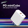 BoxWave Charger Compatible with SteelSeries Artcis 7P+ Wireless - PD miniCube (20W), 20W PD USB Type-C Wall Charger - Winter White view 3